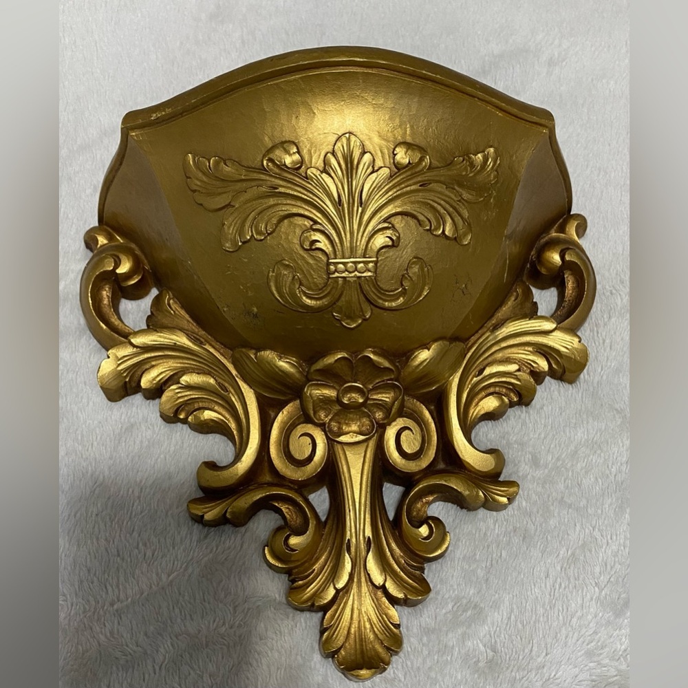 Vintage 1978 Homco Wall Pocket Sconce